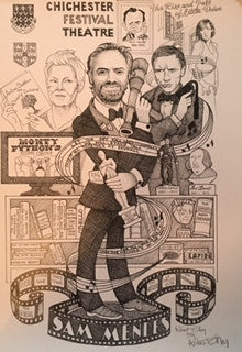 Sam Mendes Receives Robert Olley Caricature