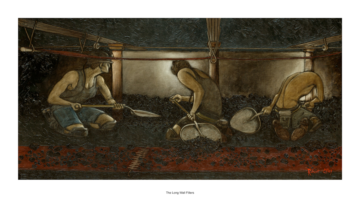 Coal Mining Prints - The Long Wall Fillers
