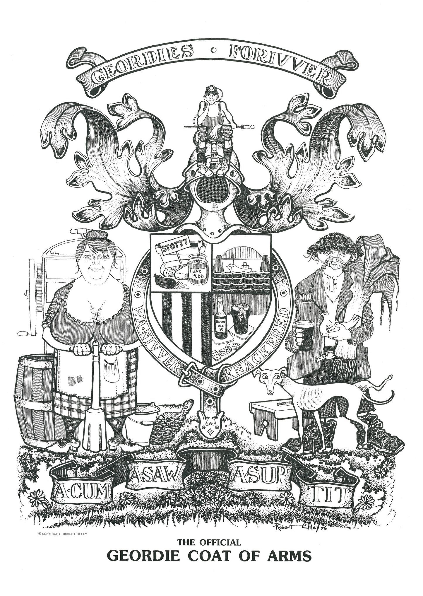 The Geordie Coat Of Arms