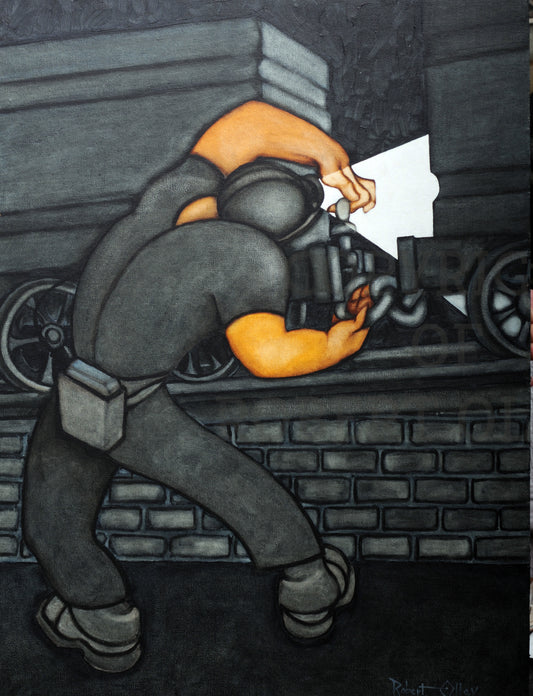 Coal Mining Print - Coupling Up