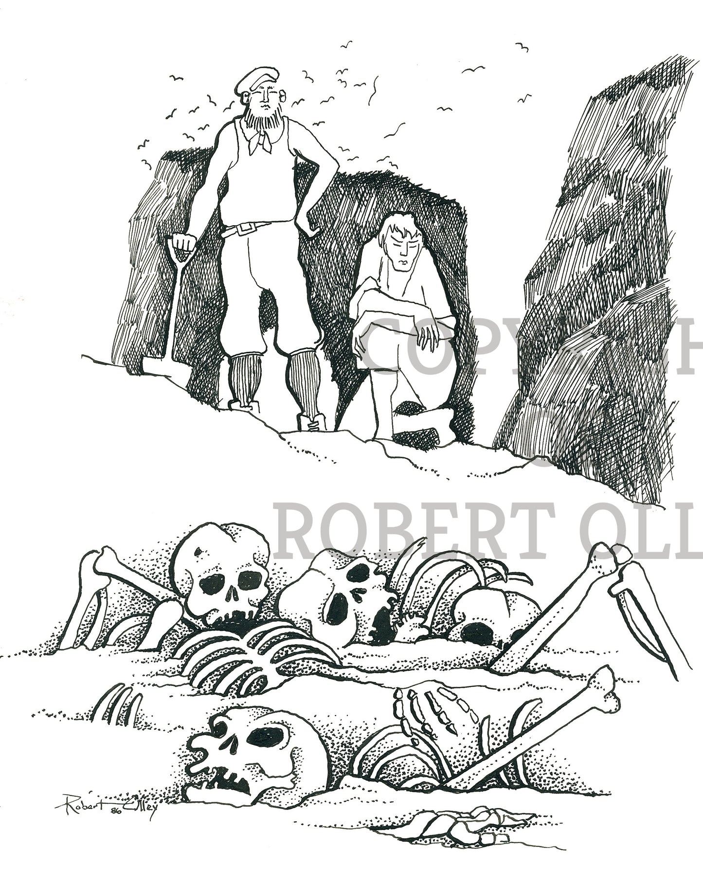 Smugglers Bones, Marsden Bay