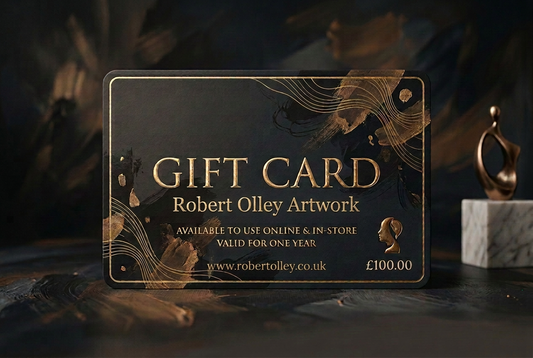 Robert Olley Artwork gift card featuring www.robertolley.co.uk