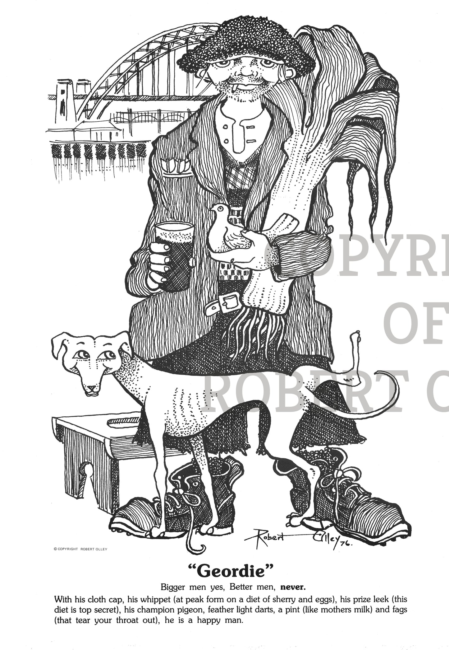 North East Art Prints - Geordie