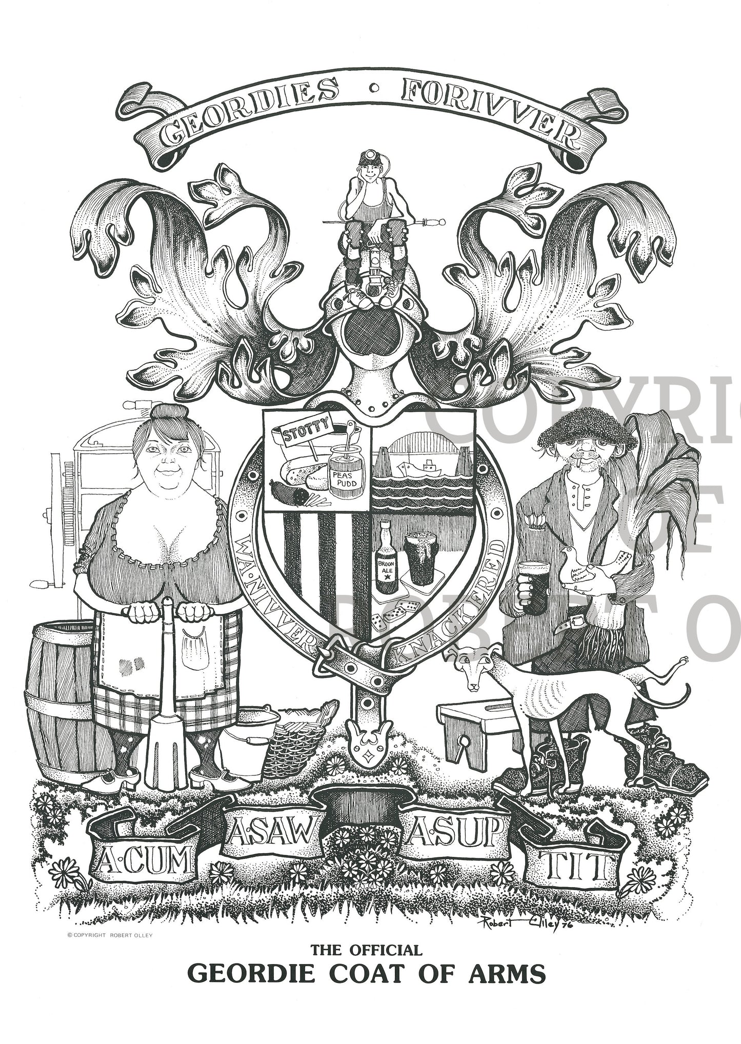 The Geordie Coat Of Arms