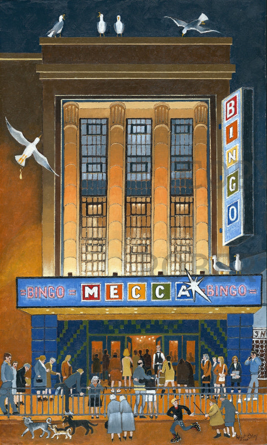 The Mecca Bingo At Night