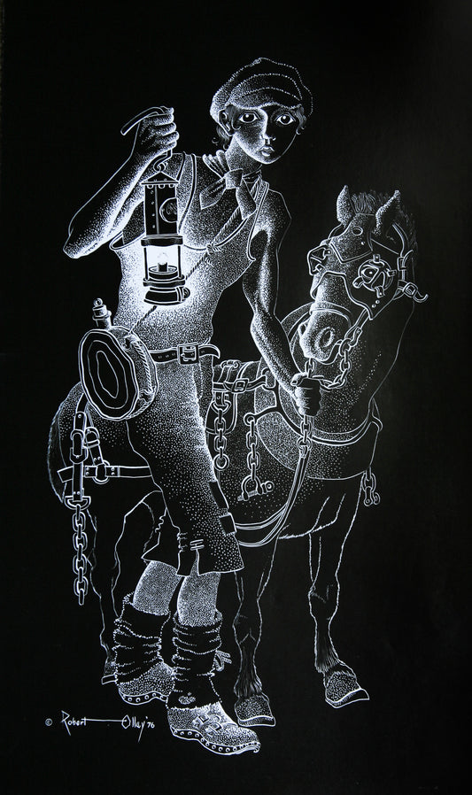 Coal Mining Prints - Young Pony Driver